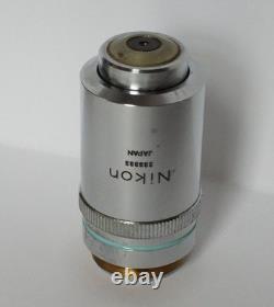 Nikon CF Plan 40x 160/0.17 Microscope Objective Lens Biological Optics Tested