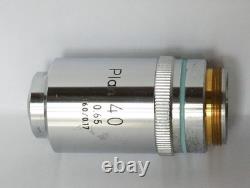 Nikon CF Plan 40x 160/0.17 Microscope Objective Lens Biological Optics Tested