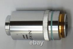 Nikon CF Plan 40x 160/0.17 Microscope Objective Lens Biological Optics Tested