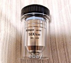 Nikon CF Plan 50x / 0.80? /0 BD Microscope Objective Lens Excellent From Japan