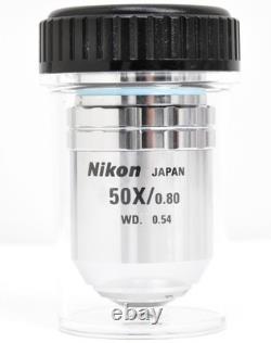 Nikon CF Plan 50x / 0.80 infinity / 0 / EPI 67-78 WD 0.54 Microscope Objective