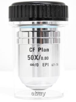 Nikon CF Plan 50x / 0.80 infinity / 0 / EPI 67-78 WD 0.54 Microscope Objective