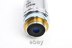 Nikon CF Plan 50x / 0.80 infinity / 0 / EPI 67-78 WD 0.54 Microscope Objective