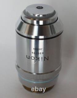 Nikon CF Plan Apo 40 Microscope Oil immersion Objective lens Optiphot Japan