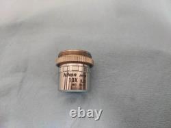 Nikon CF Plan EPI SLWD Objective Lens 10x 0.21 WD20.3 Infinity Microscope
