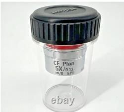 Nikon CF Plan Microscope ObjectiveCF Plan 5X/0.13 Genuine Made In Japan New