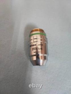Nikon CF Plan Objective Lens 20x 0.46 WD3.1 Infinity 0 EPI Microscope Lens
