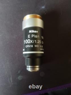 Nikon CFI E Plan Achromat 100X/1.25 Oil Microscope Objective MRP71900 M25
