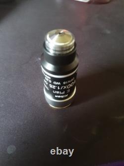 Nikon CFI E Plan Achromat 100X/1.25 Oil Microscope Objective MRP71900 M25