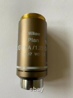 Nikon CFI Plan 100x microscope objective