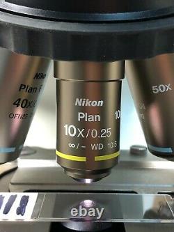 Nikon CFI Plan 10x 0.25NA /- WD 10.5 Infinity Microscope Objective 110% Refund