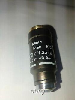 Nikon CFI Plan 50x&100x Oil Microscope Objective Eclipse 50 55i E200 E400 E600