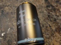 Nikon CFI Plan 50x&100x Oil Microscope Objective Eclipse 50 55i E200 E400 E600