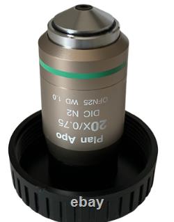 Nikon CFI Plan APO 20x/0.75 DIC N2 Microscope Objective Lens (WD = 1mm)