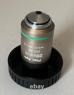 Nikon CFI Plan APO 20x/0.75 DIC N2 Microscope Objective Lens (WD = 1mm)