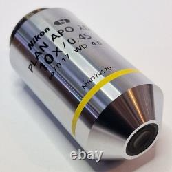 Nikon CFI Plan APO Lambda D 10x/0.45 OFN25 DIC N1 MRD70170 Microscope Objective