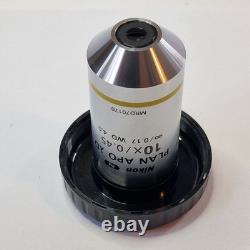 Nikon CFI Plan APO Lambda D 10x/0.45 OFN25 DIC N1 MRD70170 Microscope Objective