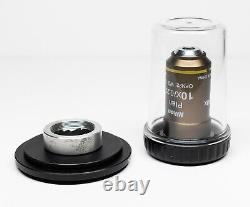 Nikon CFI Plan Achromat Microscope Objective 10X MRL00102 with coupling ring