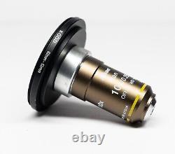 Nikon CFI Plan Achromat Microscope Objective 10X MRL00102 with coupling ring