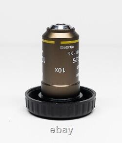 Nikon CFI Plan Achromat Microscope Objective 10X MRL00102 with coupling ring