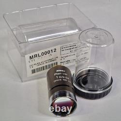 Nikon CFI Plan Achromat UW 1x/0.04 MRL00012 OFN18 WD 3.2 Microscope Objective