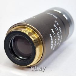 Nikon CFI Plan Achromat UW 1x/0.04 MRL00012 OFN18 WD 3.2 Microscope Objective