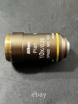 Nikon CFI Plan Acromat Microscope Objective 10x M25 Thread