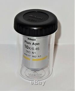 Nikon CFI Plan Apo DIC 10X Microscope Objective