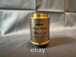 Nikon CFI Plan Fluor 10X Microscope Objective