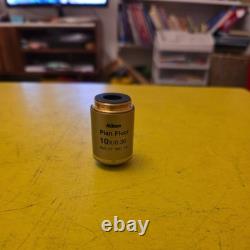 Nikon CFI Plan Fluor 10X Microscope Objective