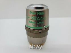 Nikon CFI Plan Fluor ELWD 20x 0.45 DIC L Ph1 DM Microscope Objective Eclipse