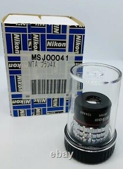 Nikon CFN Plan 4X/0.20 Microscope Objective 160mm NEW