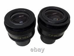Nikon CFW 10x Widefield Microscope Eyepieces Untested