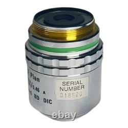 Nikon Cf Plan 20x/0.46? /0 Bd DIC Objective Microscope Lens Semiconductor Optics