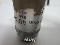 Nikon DIC M Plan 40x Objective Microscope Optics Bin#j7-17