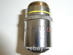 Nikon DIC M Plan Objective Microscope Lens 10X MPlan Nomarski 0.25 210/0 RMS