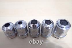 Nikon DIC Microscope Nosepiece Turret BD Plan 5x 10x 20x 40x 60x Objective 210/0