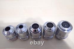 Nikon DIC Nomarksi Microscope Nosepiece BD Plan 5x 10x 20x 40x 60x Objective 210