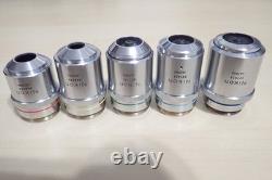 Nikon DIC Nomarksi Microscope Nosepiece BD Plan 5x 10x 20x 40x 60x Objective 210