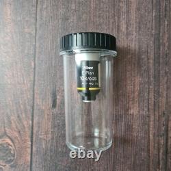 Nikon E Plan 10x/0.25? /- WD 7.0 microscope objective lens