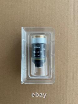Nikon E Plan 10x / 0.25, infinity / -, WD 7.0, microscope objective