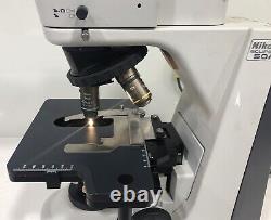 Nikon Eclipse 50i Benchtop Microscope + 3 PLAN objectives + CFI Eyepieces