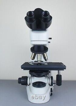 Nikon Eclipse 50i Microscope Phase Contrast with 4 Plan Objective and Ergo Head