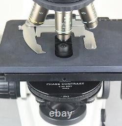 Nikon Eclipse 50i Microscope Phase Contrast with 4 Plan Objective and Ergo Head