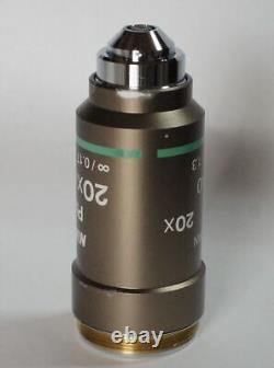 Nikon Eclipse Biological Microscope Objective Lens CFI Plan 20x/0.40 Japan