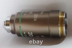 Nikon Eclipse Biological Microscope Objective Lens CFI Plan 20x/0.40 Japan