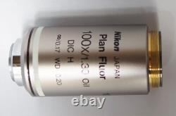 Nikon Eclipse Biological Microscope Objective Lens CFI Plan Fluor 100x/1.30