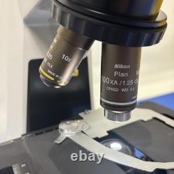 Nikon Eclipse E200 MV R Benchtop Microscope Objective Plan OIL