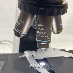 Nikon Eclipse E200 MV R Benchtop Microscope Objective Plan OIL