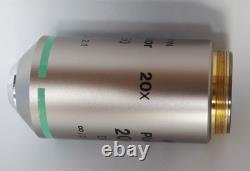 Nikon Eclipse Microscope CFI Plan Fluor 20X DIC M Objective Lens Used